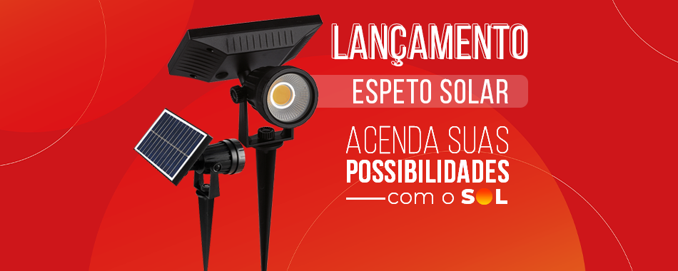 Lançamento: LED Espeto Solar