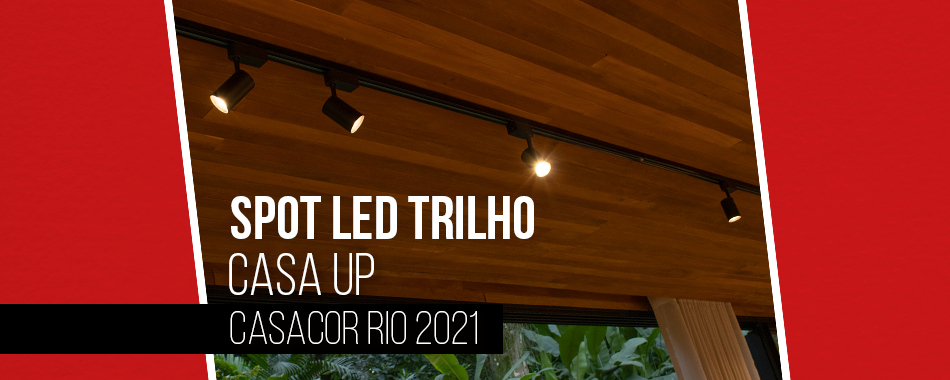 Spots e Trilhos ganham aplicação diferentona na Casa UP do Casacor Rio 2021