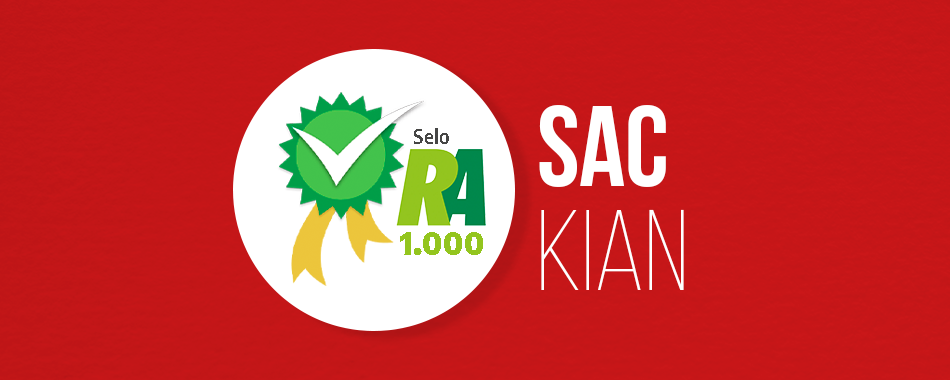 SAC: Serviço de atendimento da Kian ganha selo RA1000
