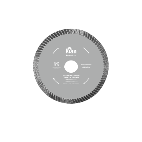 Disco Diamantado Liso Turbo