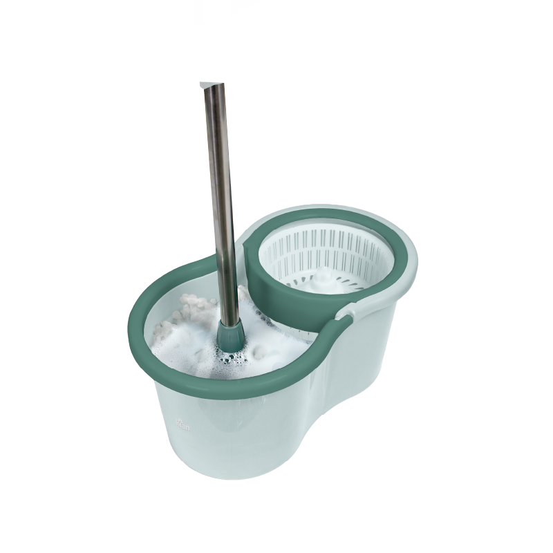 Mop Giratório com Cesto Plástico