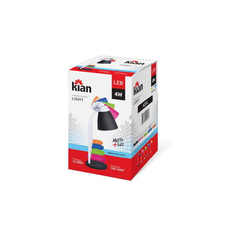 LED Luminárias de Mesa Lumi Flex, Pelicano e Light