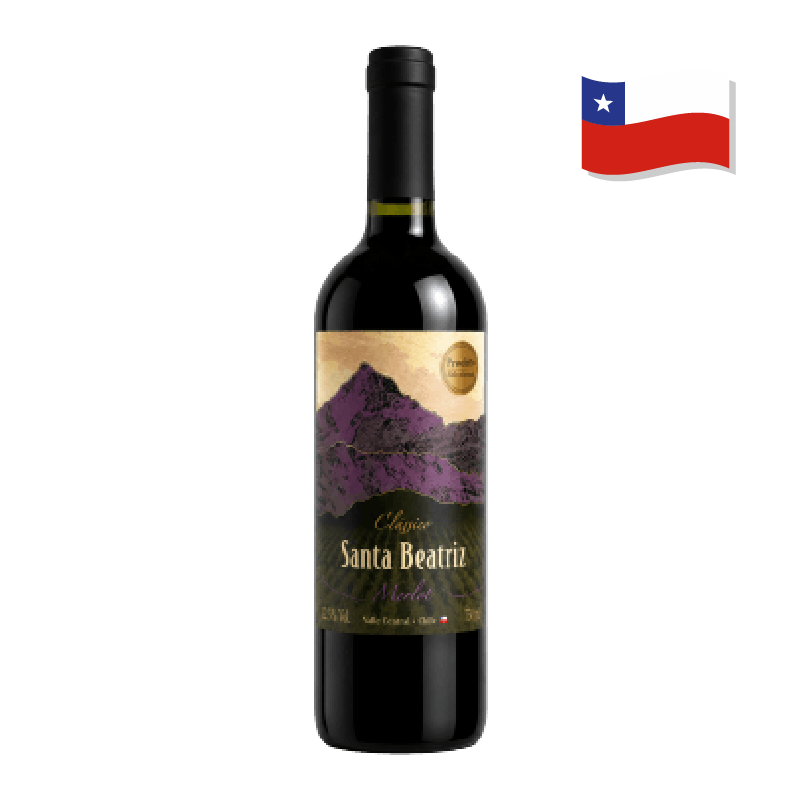 Vinho Tinto Chileno Clássico Merlot