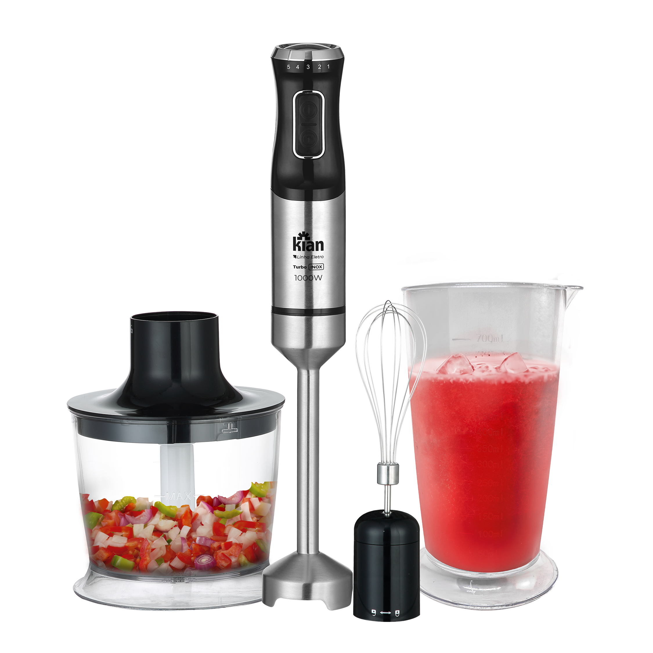 Mixer 3×1 Turbo Inox