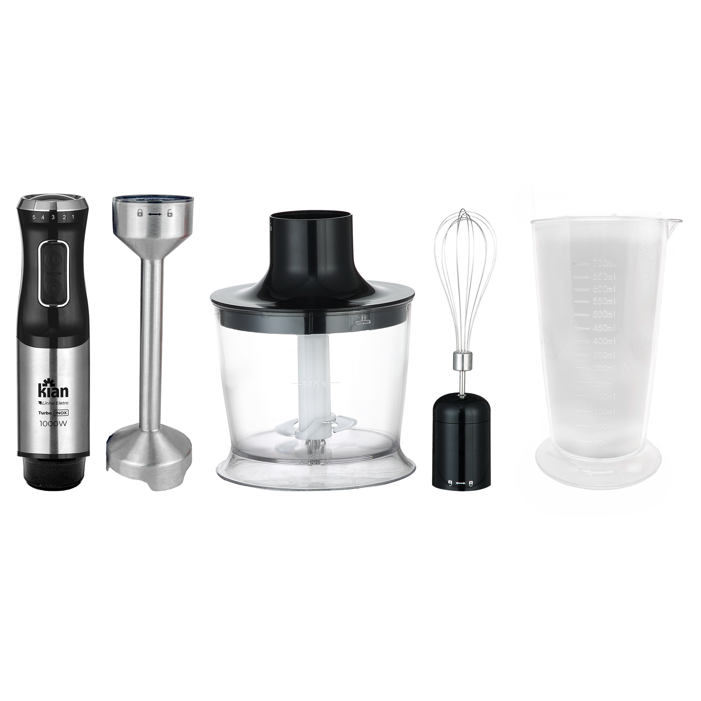 Mixer 3×1 Turbo Inox